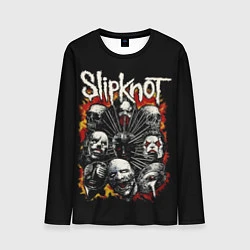 Лонгслив мужской Slipknot: Faces, цвет: 3D-принт