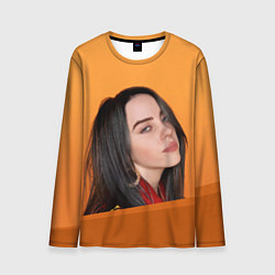 Лонгслив мужской BILLIE EILISH: Orange Mood, цвет: 3D-принт