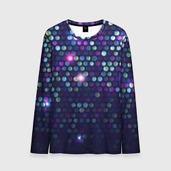 Лонгслив мужской Блестки диско, цвет: 3D-принт