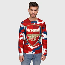 Лонгслив мужской Arsenal, цвет: 3D-принт — фото 2