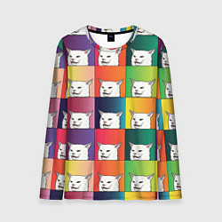 Мужской лонгслив Woman Yelling at Cat