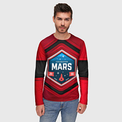 Лонгслив мужской MARS NASA, цвет: 3D-принт — фото 2