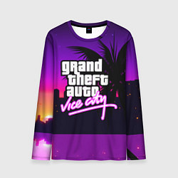 Лонгслив мужской GTA:VICE CITY, цвет: 3D-принт