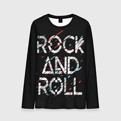 Лонгслив мужской Rock And Roll, цвет: 3D-принт