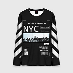 Лонгслив мужской Off-White: NYC, цвет: 3D-принт