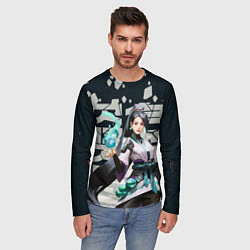 Лонгслив мужской Sage, цвет: 3D-принт — фото 2