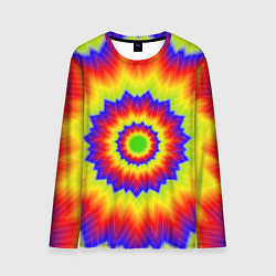 Лонгслив мужской Tie-Dye, цвет: 3D-принт