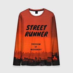 Мужской лонгслив Street runner