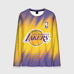 Лонгслив мужской Los Angeles Lakers, цвет: 3D-принт