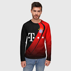 Лонгслив мужской FC Bayern Munchen Форма, цвет: 3D-принт — фото 2