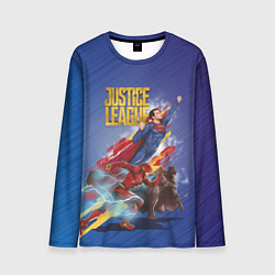 Лонгслив мужской Justice League, цвет: 3D-принт
