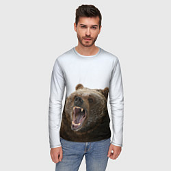 Лонгслив мужской Bear, цвет: 3D-принт — фото 2