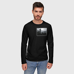 Лонгслив мужской Отвага и честь, цвет: 3D-принт — фото 2