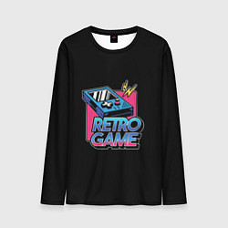 Лонгслив мужской Retro game, цвет: 3D-принт