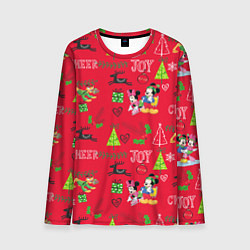 Мужской лонгслив Mickey & Minnie pattern