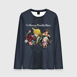 Лонгслив мужской The Seven Deadly Sins, цвет: 3D-принт