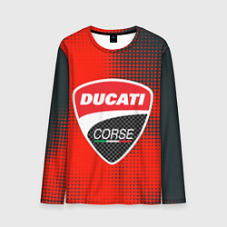 Мужской лонгслив Ducati Corse logo