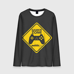 Лонгслив мужской Gamer zone, цвет: 3D-принт