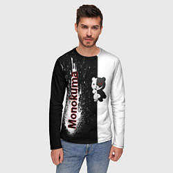 Лонгслив мужской Monokuma, цвет: 3D-принт — фото 2