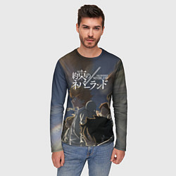 Лонгслив мужской The promised neverland Z, цвет: 3D-принт — фото 2