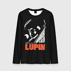 Лонгслив мужской Lupin - Сериал Люпен, цвет: 3D-принт