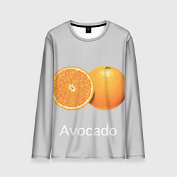 Лонгслив мужской Orange avocado, цвет: 3D-принт