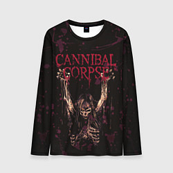Лонгслив мужской Cannibal Corpse Skeleton, цвет: 3D-принт