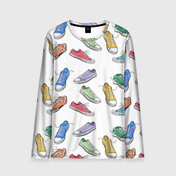 Лонгслив мужской Кеды Sneakers, цвет: 3D-принт