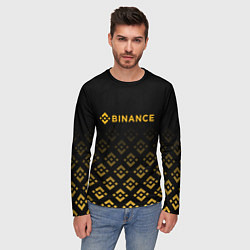 Лонгслив мужской BINANCE БИНАНС БИРЖА, цвет: 3D-принт — фото 2