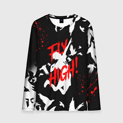 Лонгслив мужской HAIKYU ВОЛЕЙБОЛ, цвет: 3D-принт