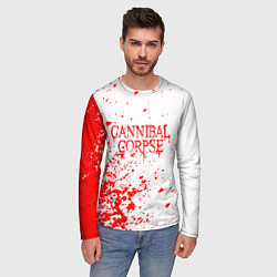 Лонгслив мужской Cannibal corpse, цвет: 3D-принт — фото 2