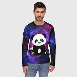 Лонгслив мужской Space Panda, цвет: 3D-принт — фото 2