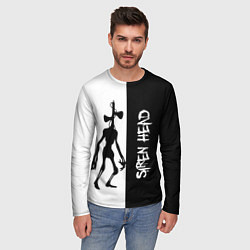 Лонгслив мужской СиреноголовыйSiren Head, цвет: 3D-принт — фото 2