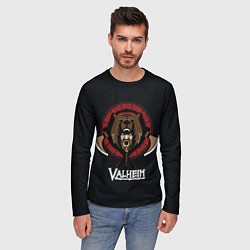 Лонгслив мужской Valheim Viking Bear, цвет: 3D-принт — фото 2