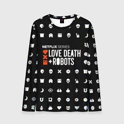 Лонгслив мужской LOVE DEATH ROBOTS $$$, цвет: 3D-принт