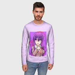 Лонгслив мужской Милая Юри, цвет: 3D-принт — фото 2