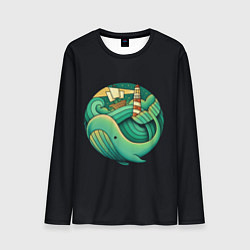 Лонгслив мужской Sea life, цвет: 3D-принт