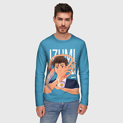 Лонгслив мужской Izumi and Migi, цвет: 3D-принт — фото 2