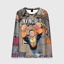 Лонгслив мужской Неуязвимый Invincible, цвет: 3D-принт