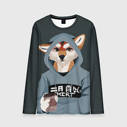 Мужской лонгслив Furry fox