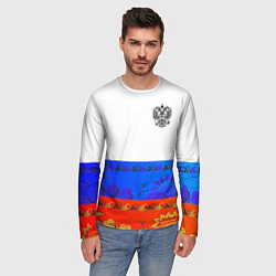 Лонгслив мужской Russia 3, цвет: 3D-принт — фото 2