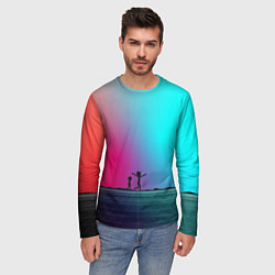 Лонгслив мужской Open World, цвет: 3D-принт — фото 2