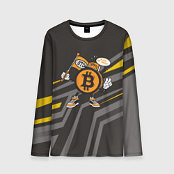 Мужской лонгслив BTC монета