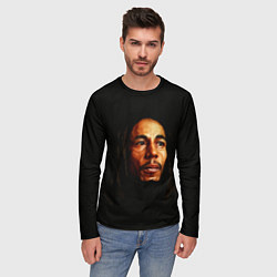 Лонгслив мужской Bob Marley Art, цвет: 3D-принт — фото 2