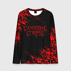 Мужской лонгслив CANNIBAL CORPSE КРАСНЫЕ ЧЕРЕПА