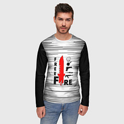 Лонгслив мужской Free Fire Фри Фаер,, цвет: 3D-принт — фото 2