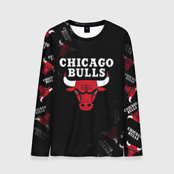 Лонгслив мужской ЧИКАГО БУЛЛС БЫКИ CHICAGO BULLS, цвет: 3D-принт