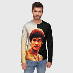 Лонгслив мужской Будь водой, цвет: 3D-принт — фото 2