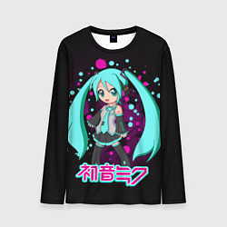 Мужской лонгслив Мику Хацунэ, Hatsune Miku