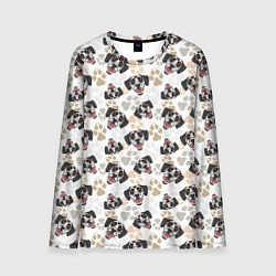 Лонгслив мужской Далматинец Dalmatian, цвет: 3D-принт
